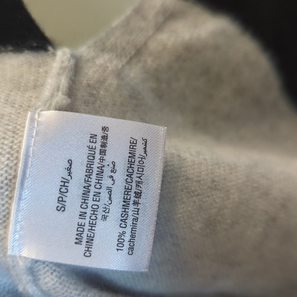 100 % Cashmere charter club luxury Pullover Sweater Block Pattern Quiet Luxury - Picture 9 of 11